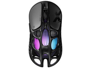 Mouse Gamer Inalámbrico GravaStar Mercury X Pro 8KHz, Sensor Óptico, 32000 DPI, Diseño Ergonómico, Receptor USB, Bluetooth. Color Negro.