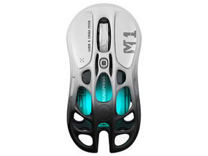 Mouse Gamer Inalámbrico GravaStar Mercury M1 Pro, Sensor Óptico, 26000 DPI, Diseño Ergonómico, Receptor USB, Bluetooth, USB Tipo C. Color Negro.