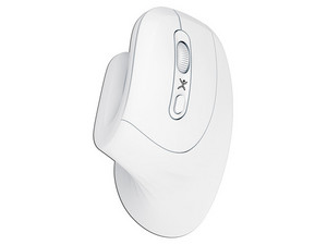 Mouse ergonómico inalámbrico vertical Perfect Choice PC-045205, 3200 dpi, Color blanco.