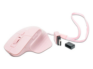 Mini Mouse Óptico Inalámbrico Perfec Choice PC-045281, USB. Color Rosa.