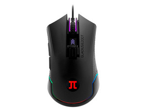 Mouse Gamer Primus Gladius 8200T, hasta 8,200 dpi, 6 botones, RGB. Color Negro.