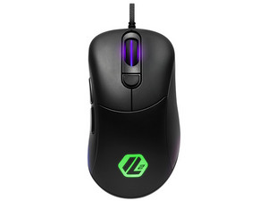Mouse Gamer Sharkoon Light 100, hasta 5,000 dpi, 6 botones, RGB. Color Negro.