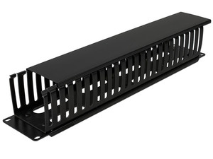Organizador Horizontal de Cables, 2U, 19".
