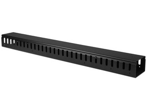 Organizador vertical StarTech de cableado con lenguetas de 91cm.