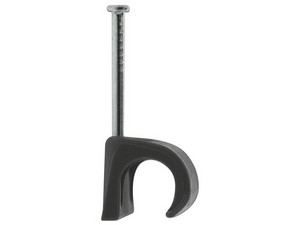 Grapas Sujethor THORSMAN TC 10-14 Clavo Galvanizado, Grapa de Polietileno, 100 Piezas. Color Gris.