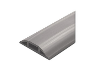 Canaleta Flexible Thorsman de PVC auto extinguible, 2.5m. Color Gris.