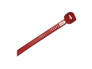 Cincho de Nylon THORSMAN TH-300-R, Color Rojo, 4.8x300mm , Paquete de 100 piezas.