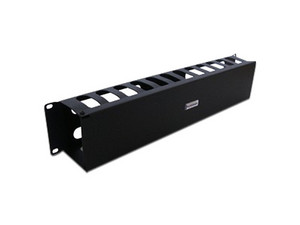Organizador de cables horizontal de 19", 2UR.