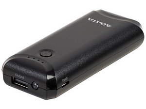 Bateria Portatil / Power Bank 5000mAh Adata P5000 USB Negro