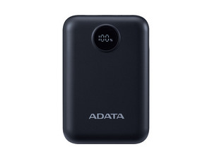 Batería Portátil Recargable ADATA Colorful C100 Power Bank de 10,000 mAh, Color Negro.
