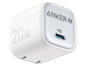 Cargador de Pared Anker Zolo de 20W, USB Tipo C, Color Blanco.