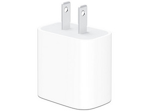 Cargador de Pared Apple MWVV3AM/A de 20W, USB Tipo C, Color Blanco.
