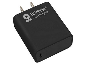 Cargador 20W carga rápida USB-Tipo C V3.0, color negro, ideal para cargar dispositivos compatibles de manera eficiente y rápida.