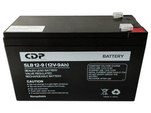 Bateria de respaldo de 12V a 9A, Libre de mantenimiento, Fácil instalación, Compatible con CCTV y DSC.