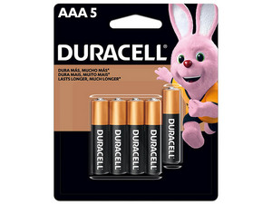 Paquete de 4 baterías alcalinas Duracell + 1 Pila