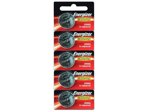 PILA ENERGIZER DE LITIO CR2025TIRA DE 5 PZAS CR2025 DE BOTON