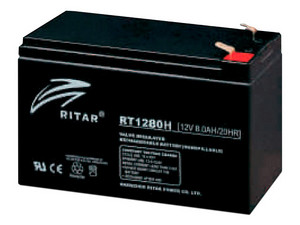 Batería de Remplazo Enson ENS-BT712R, 12V 7A, Base de Plomo-Acido, Compatible con UPS ENS-EA260. Color Negro.