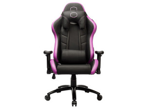 Silla Gamer Cooler Master Gaming Caliber R2. Color Negro / Morado.