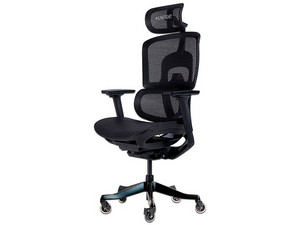 Silla gamer Munfrost Neo, ruedas tipo patín, soporta hasta 180 Kg. Color Gris.