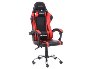 Silla Gamer Ergonómica Nextep Dragón XT Falkor, Soporta 150 kg. Color Rojo/Negro.