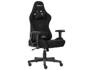 Silla Gamer Ocelot Black Night, Reclinable Hasta 155 Grados, Soporta 150Kg, Pistón Clase 4, Color Negro.