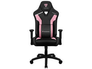 Silla Gamer ThunderX3 TC3 Sakura, Reclinable, Reposa Brazos Ajustable, Soporte Lumbar. Color Negro.
