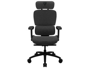 Silla Gamer Thunder X3 XTC Loft, Soporta 150KG, Negro-Gris, Respaldo Ergonómico, Reposabrazos Ajustables, Base de Metal.