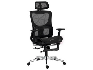Silla para oficina Acteck Flux Ultra EC696HR, Reposabrazos 3D, Soporta hasta 120Kg, Color Negro.