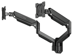 Soporte para Monitor Acteck Enforce Motion SM725, Soporta Monitores 2 de hasta 32", hasta 9Kg. Color Negro.
