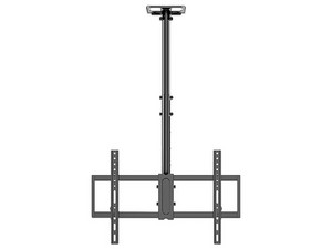 Soporte de techo para pantalla, ángulo ajustable, soporta 32 a 75 pulgadas