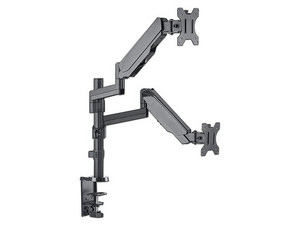 Soporte para monitor Manhattan para colocar sobre escritorio, hasta 2 monitores de 17" a 32".