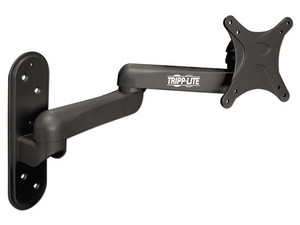 Soporte de pared TrippLite DWM1327SE giratorio e inclinable para TV y monitores de 13" a 27".