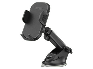 Soporte Para Smartphone Para Automovil Oraimo Hydra 4, Soporta Dispositivos de 55 mm a 95 mm, Rotación 360 Grados. Color Negro.