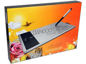 Tableta Gráfica Wacom Bamboo Create Pen & Touch, Medium, Español - CTH670L