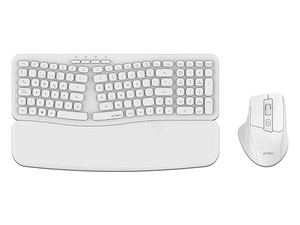 Kit de Teclado y Mouse Acteck Creator Ultra Confort MK650, Inalámbrico, Color Blanco.