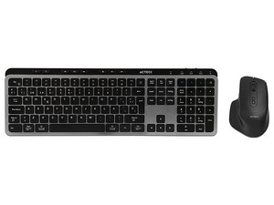 Kit de Teclado y Mouse Acteck Creator Krea MK755, Inalámbrico, Receptor Bluetooth, 2000DPI, Color Negro. Español