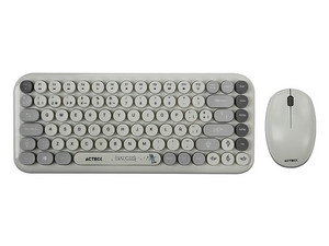 Kit de Teclado y Mouse Acteck Creator Chic K-Colors MK480, Receptor USB, Color Gris.