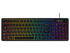 Teclado Gamer Balam Rush Balrak Pro KG490, Retroiluminación RGB, 19 Teclas Anti-ghosting, USB. Color Negro. (Versión en Español).