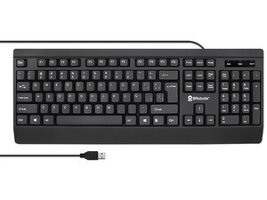 Teclado Alámbrico BRobotix 6007181, Antiderrames, USB, Color Negro.
