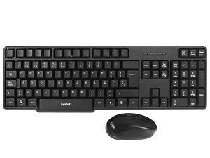 Teclado y Mouse Ghia GTA100 alámbrico, USB, Color Negro.