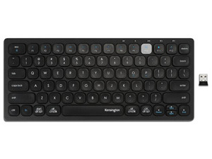 Teclado inalámbrico Kensington Multidispositivo Compacto K75502ES, Bluetooth. Color Negro.