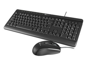 Teclado y Mouse Klip Xtreme KCK-251S, USB. Color negro.