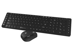 Kit de Teclado y Mouse Klip Xtreme Revolution, USB, Color Negro.