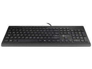 Teclado Klip Xtreme Compass KKS-252S, USB, 1.5m, Español. Color Negro.