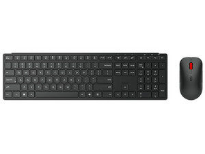 Kit de Teclado y Mouse Inalámbrico Lenovo Pro Combo 6000-LA, Óptico de hasta 4000dpi, Versión en Español. Color Negro.