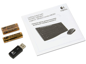 Logitech Combo inalámbrico MK260 con teclado y ratón