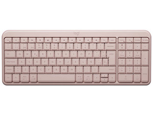 Teclado inalámbrico Logitech K250, Bluetooth, (Versión en Español). Color Rosa.