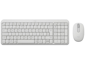 Kit de Teclado y Mouse Logitech MK250 Compact, Bluetooth, Color Blanco.