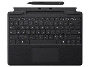 Teclado Microsoft Surface Keyboard Cover Pro con Slim Pen, Color Negro.