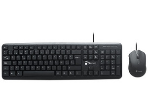 Teclado Alámbrico Nextep NE-416T, Resistente a Salpicaduras, USB, Color Negro.